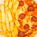 Kids 7" Cheese Pizza & Chips 